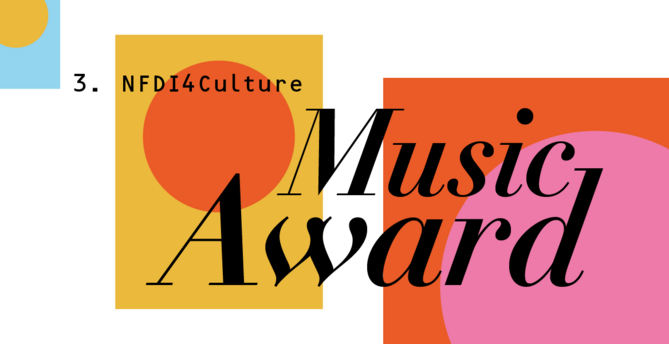 3. NFDI4Culture Music Award

"Illustration for the 3rd NFDi4Culture Music Award" 
CC0
Autor:in: Sarah Pittroff