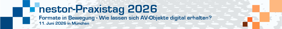 Logo vom nestor-Praxistag 2026, Quelle: nestor, das deutsche Kompetenznetzwerk für die Langzeitarchivierung und Langzeitverfügbarkeit digitaler Ressourcen: https://www.langzeitarchivierung.de/Webs/nestor/DE/Home/home_node.html
