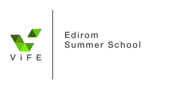  ESS ViFE Logo

"Logo of the annual Edirom Summer School" CC BY Autor:in: Virtueller Forschungsverbund Edirom, Besitzer:in: Virtueller Forschungsverbund Edirom 