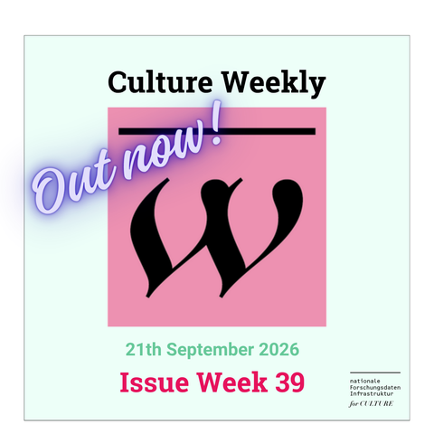 Illustration: Culture Information Services - Culture Weekly Issue Week XX 2026, CC0
